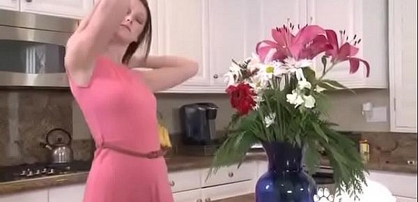  Housewife Shae Snow Takes Off Her Cotton Panties And Fingers Her Hole
